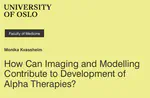 PhD defence Monika Kvassheim at the Radium Hospital