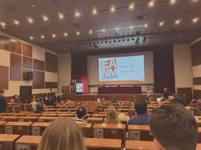 Caroline presenting updates from EANM
