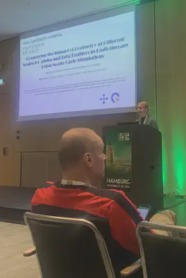 &ldquo;Mia presented her investigations of absorbed dose on different scales in a kidney model&rdquo;